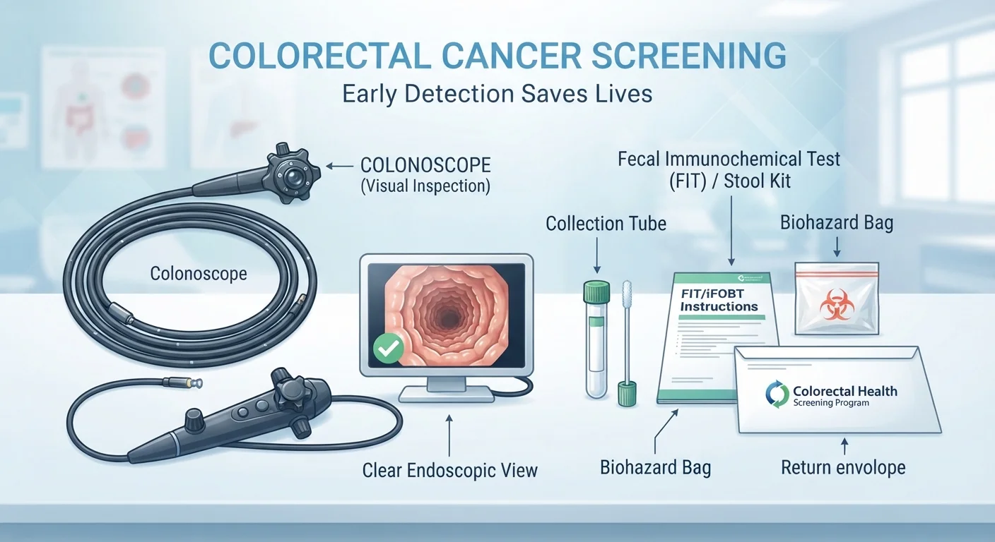 Colorectal Cancer Screening: Colonoscopy, Stool Tests, and What Separates Them