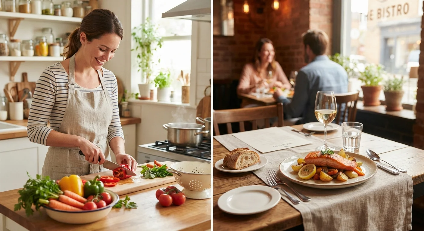 Cooking at Home vs. Eating Out: What the Data Says About Nutritional Differences