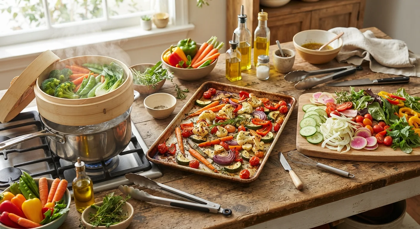 How Cooking Methods Change the Vitamins in Your Vegetables