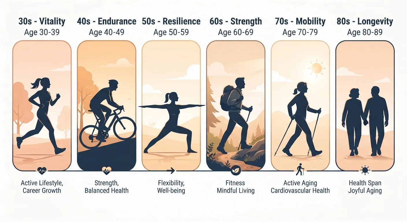 Physical Milestones of Aging: A Decade-by-Decade Reference