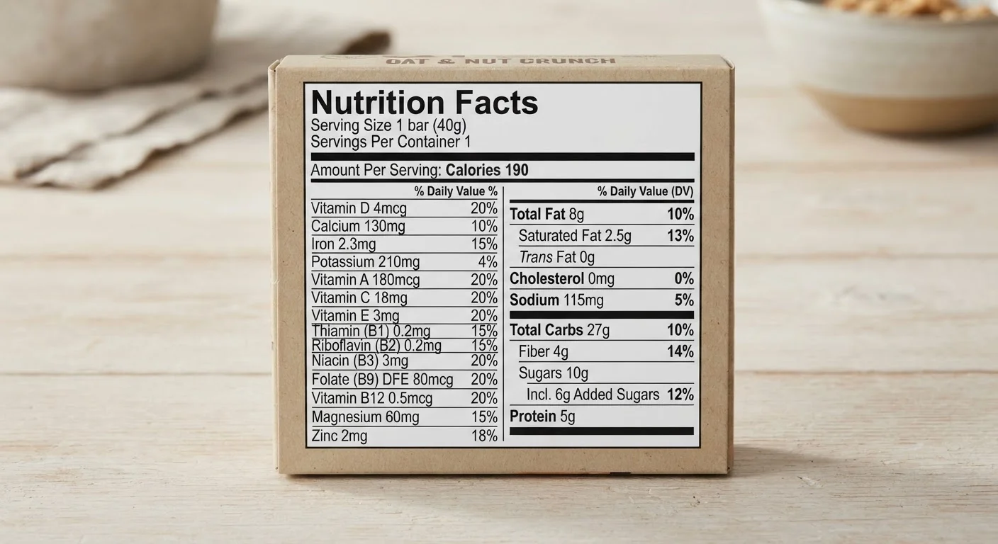 Reading a Nutrition Label for Vitamins and Minerals Without Getting Confused