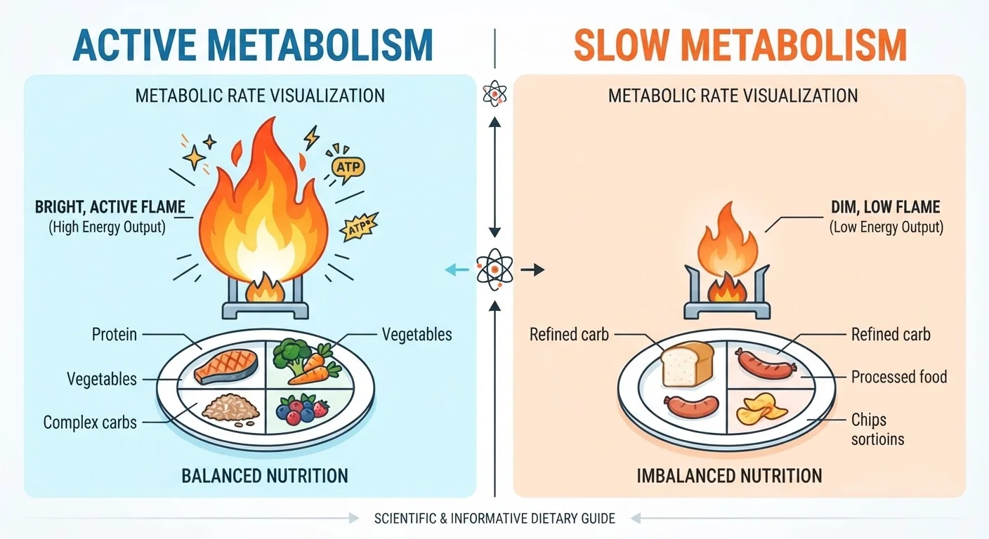 Why Crash Diets Can Slow Metabolic Rate Over Time