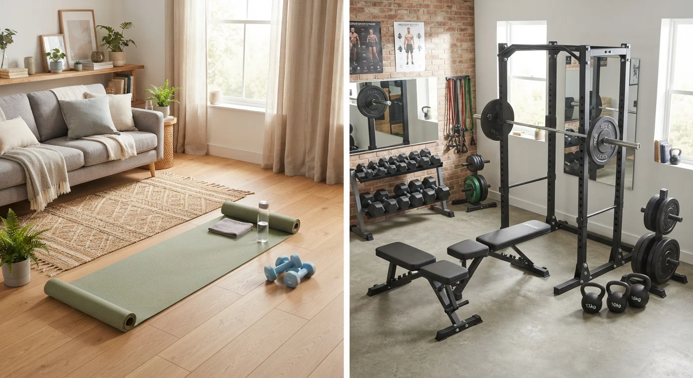 Working Out at Home vs. Going to a Gym